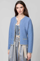 Preview: Traditional Cardigan Caro blue