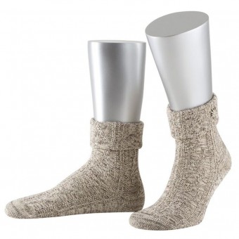 Short Traditional Socks with silver Edelweiß