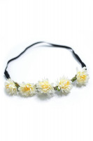 Aperçu: Haarband mit hellgelben Sommerblüten