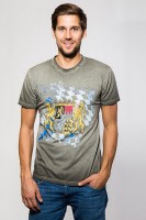 Preview: T-Shirt Bayern grau