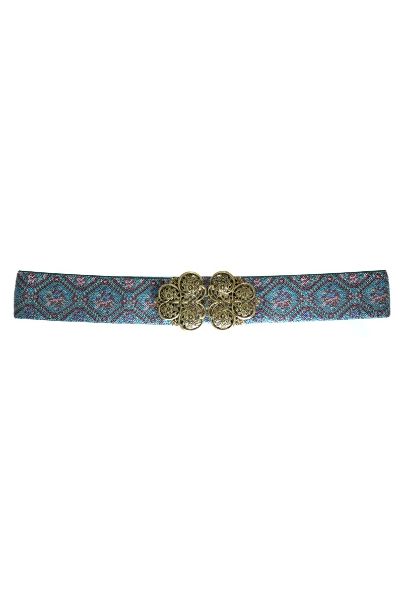 Preview: Traditional belt Isa blue gold