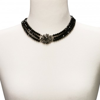Pearl Necklace Madita black