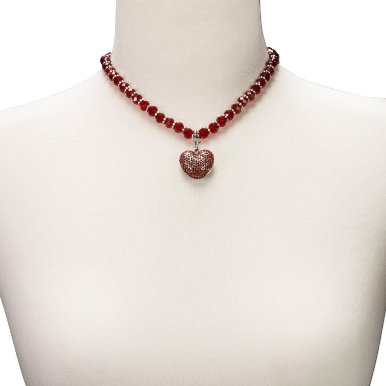 Vorschau: Perlenkette Mathilda rot