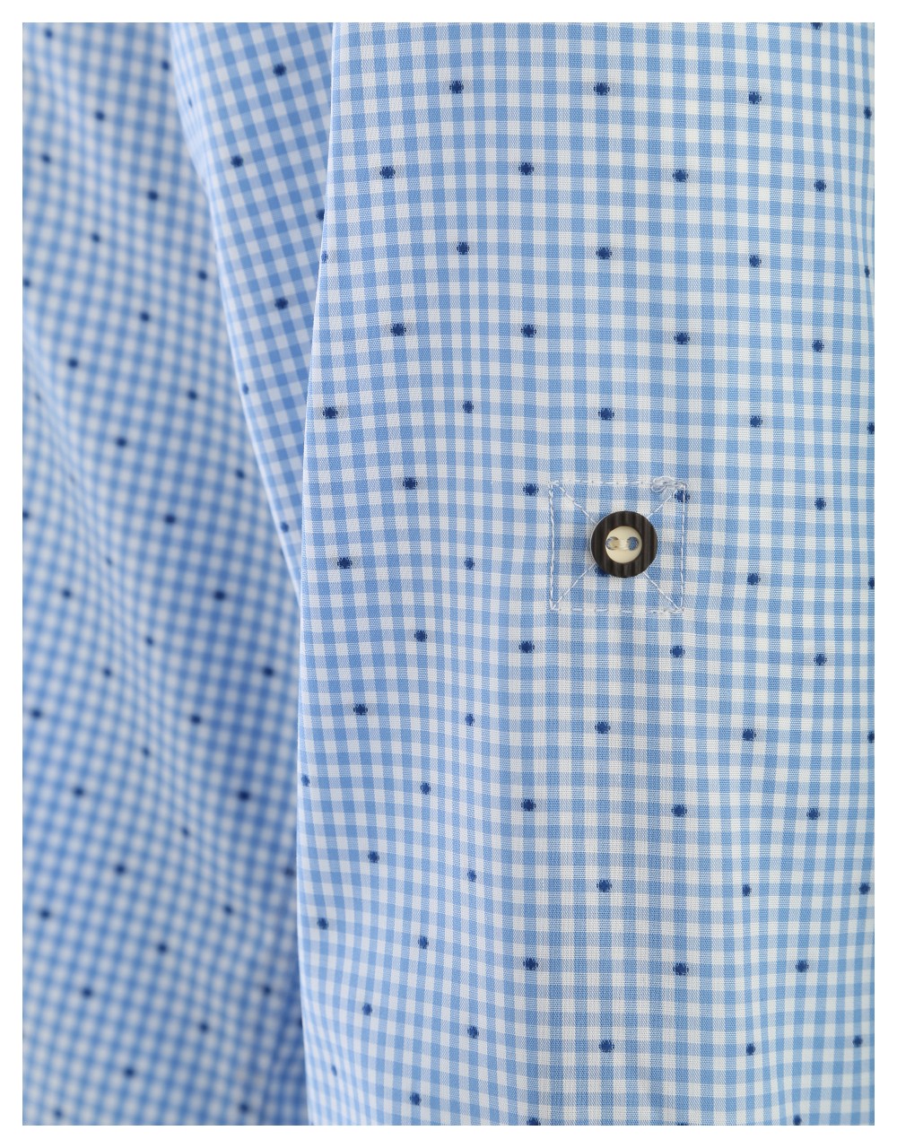 Preview: Trachten Shirt Olymp, blue-white checked