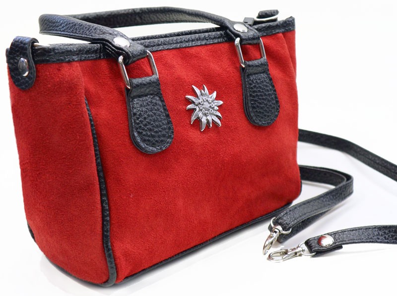 Vorschau: Mini Handtasche Edelweiß rot