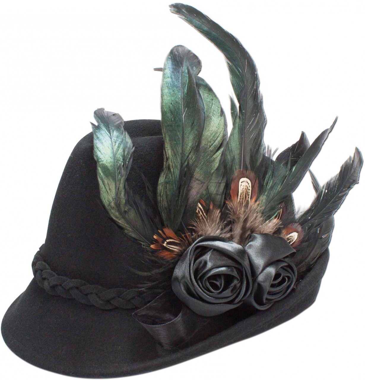 Filcowa czapka Rosalie czarna