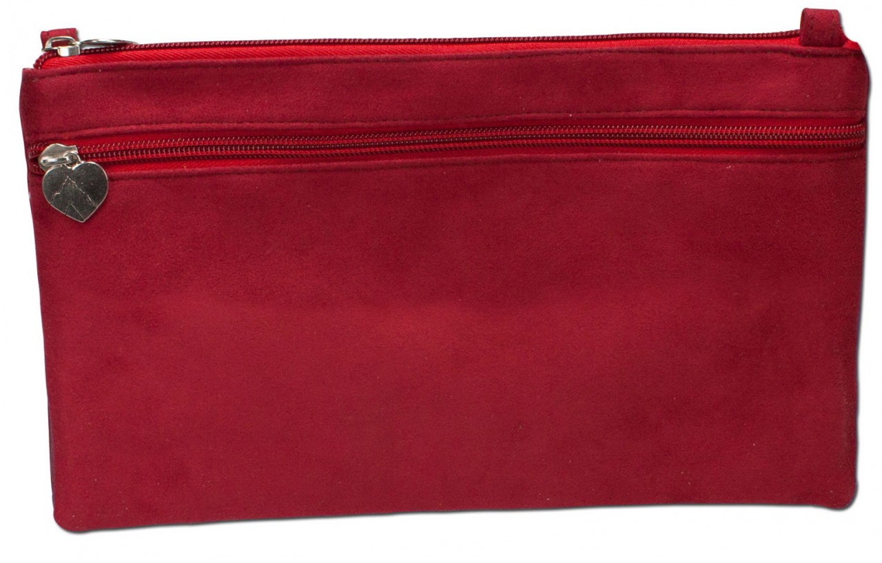 Clutch Trachtentasche rot Hinterseite