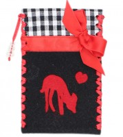 Preview: Mobile Phone Case, Fawn, black-red