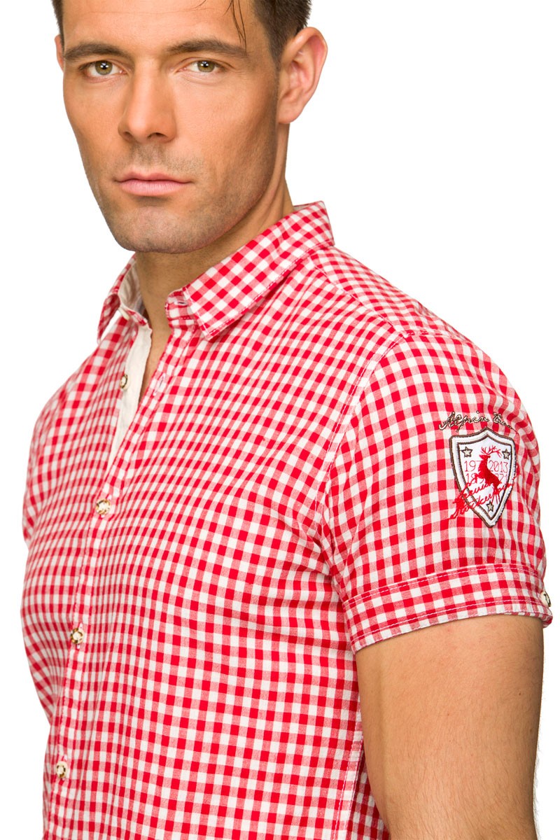 Aperçu: Chemise à manches courtes Connor rouge