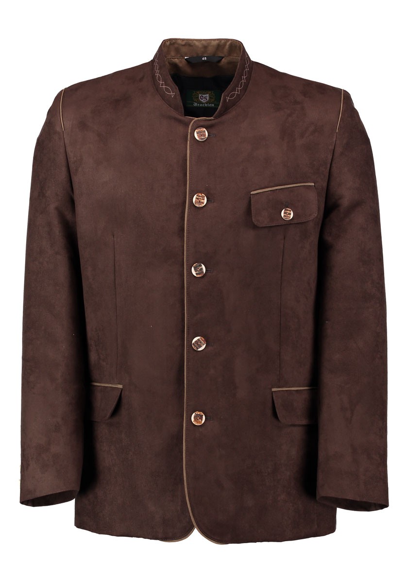 Trachten jacket Wilhelm dark brown