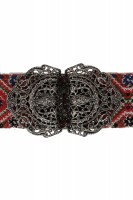 Preview: Traditional belt Ewa red silver