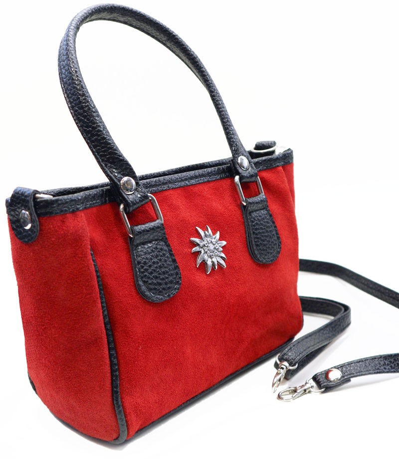 Vorschau: Mini Handtasche Edelweiß rot