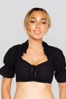 Preview: Sexy Dirndl Blouse, Black