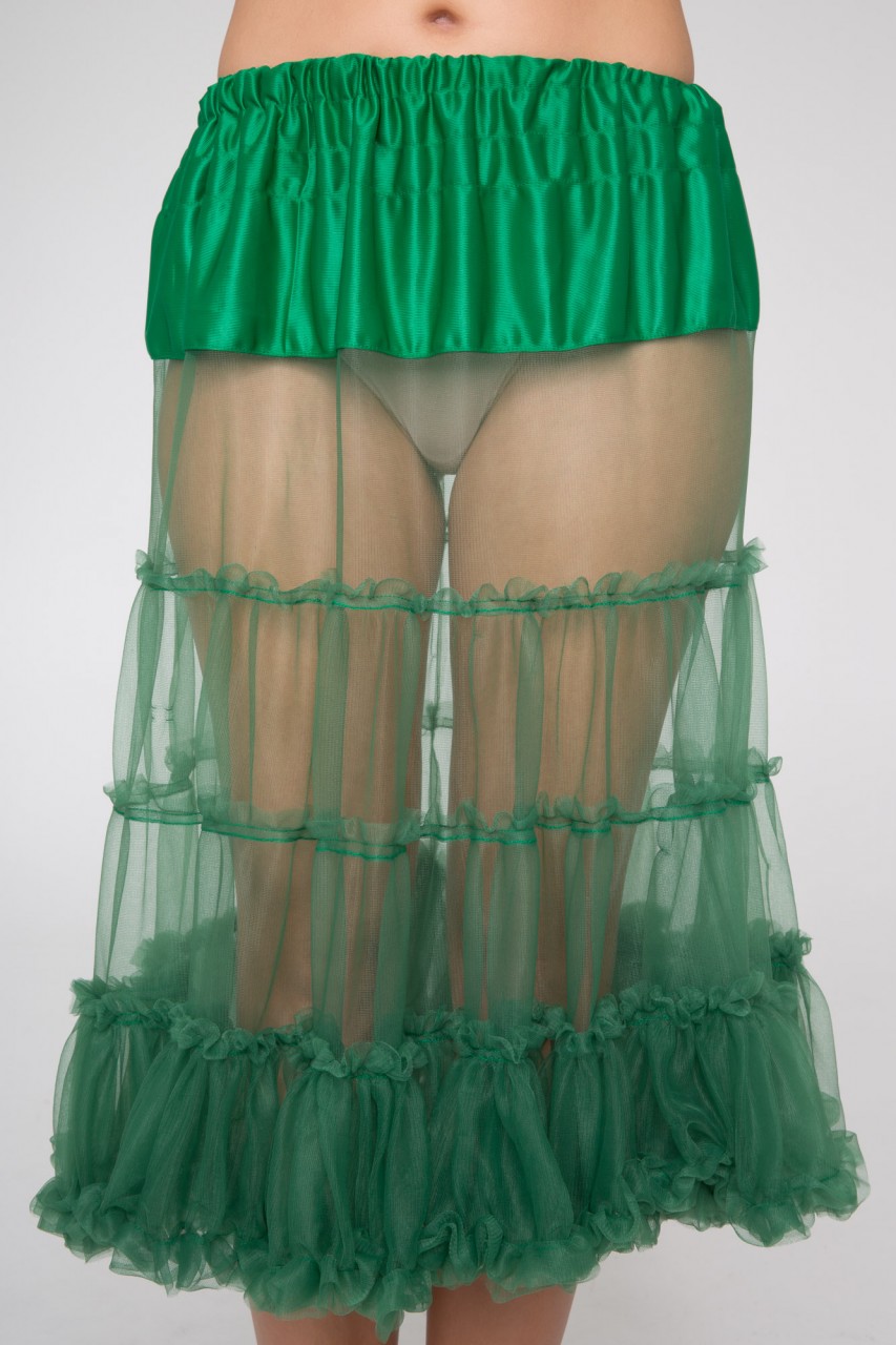 Voorvertoning: Dirndl petticoat groen