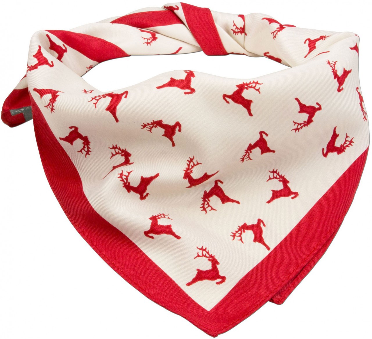 Traditional Scarf Stag red
