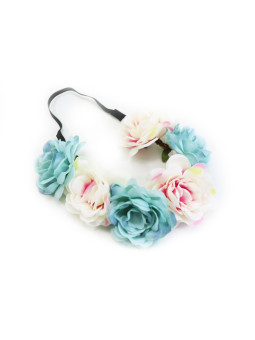 Hairband Elfenzauber turquoise-off-white