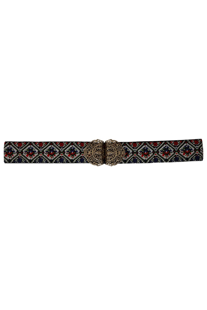 Preview: Traditional belt Ewa red-blue gold
