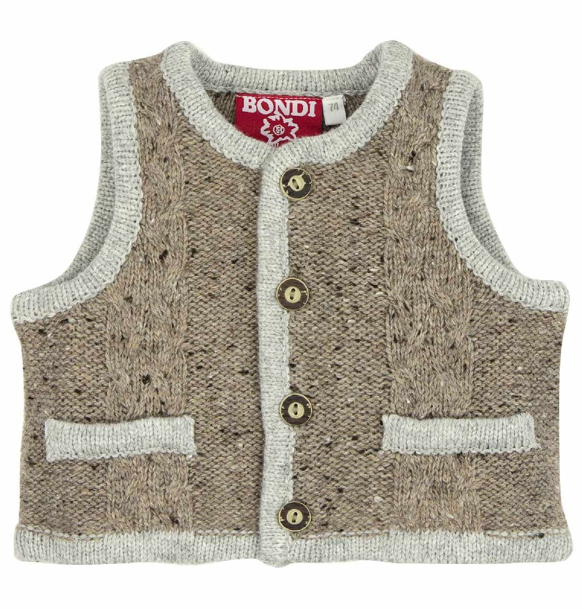 Traditioneel gebreid vest (baby vest)