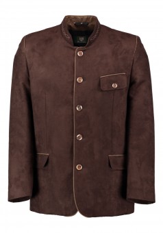 Trachten jacket Wilhelm dark brown