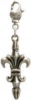 Preview: Traditional Iris Pendant, Antique Silver