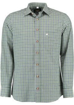Traditioneel shirt Robb groen