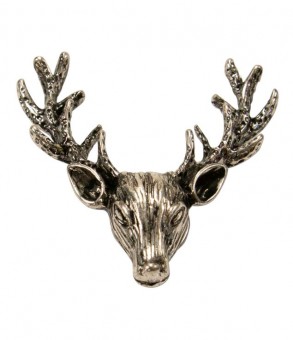 Deer head brooch