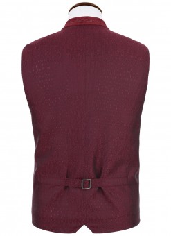 Traditional Vest Achim anthracite-red