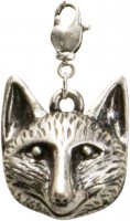 Preview: Traditional Fox Pendant, Antique Silver
