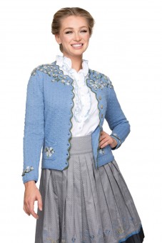 Tradycyjny sweter Hilda jasnoniebieski