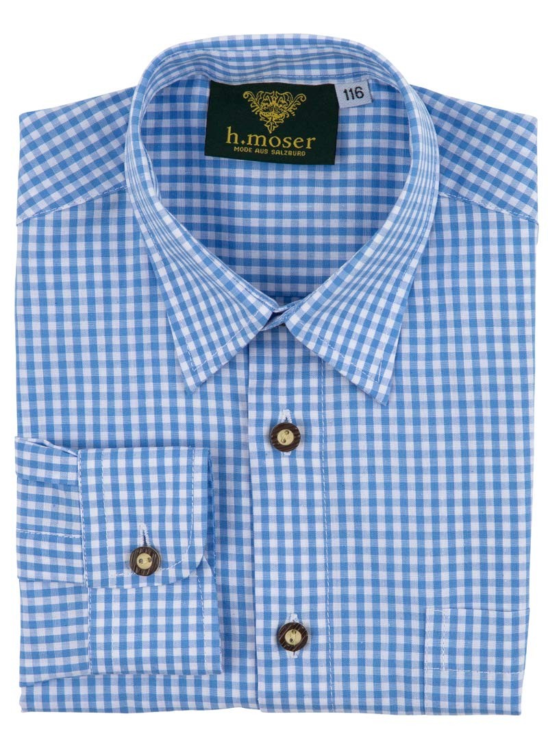 Camicia per bambini Francesco azzurra