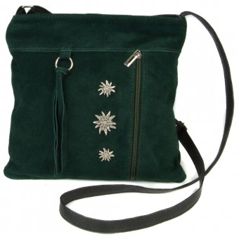 Suede-Shoulder Bag firgreen