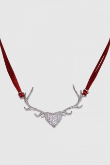 Collier Love rouge