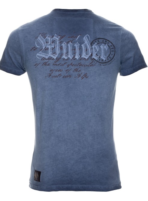 T-shirt Uberto blauw