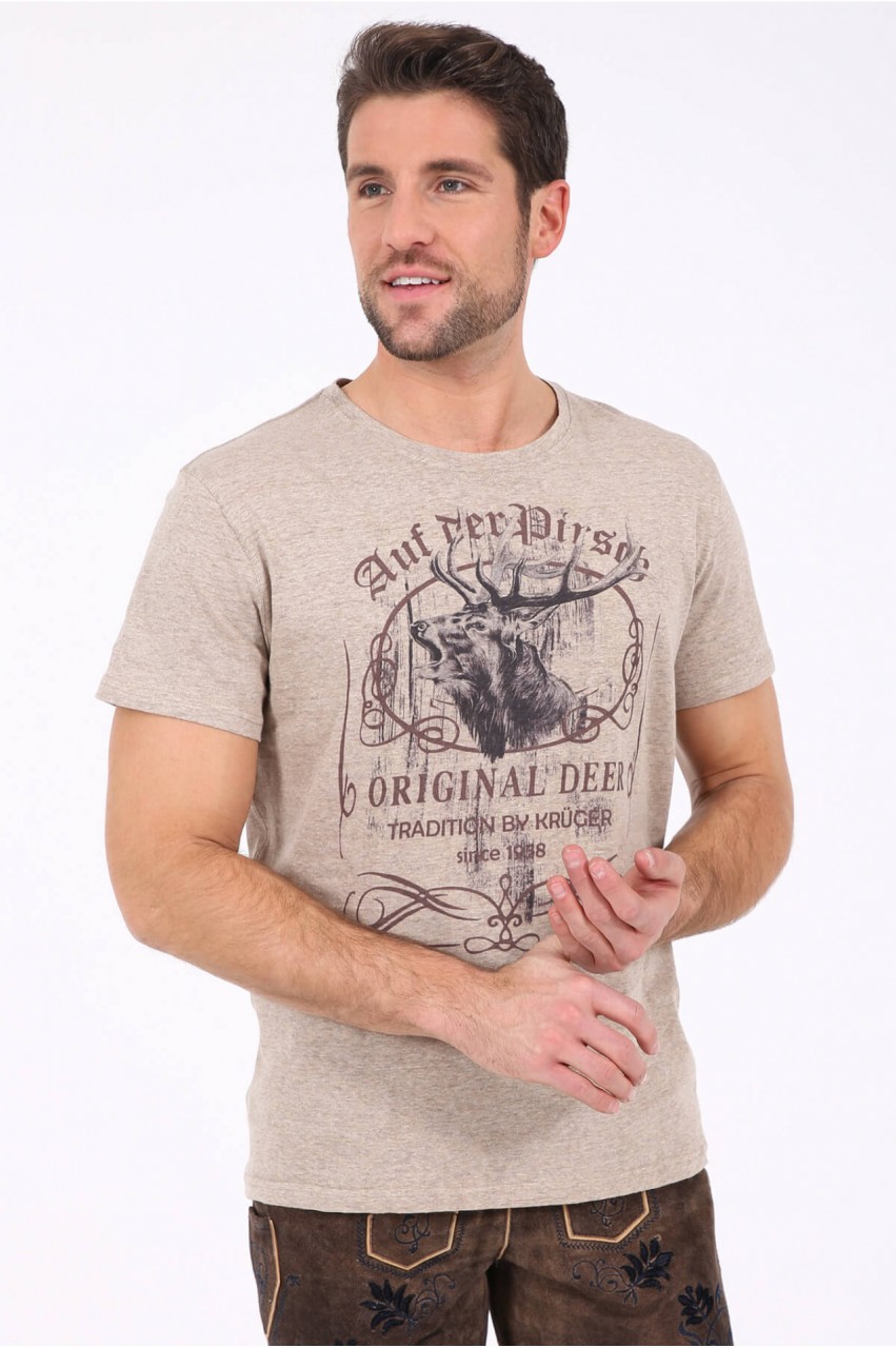 Original Deer t-shirt beige