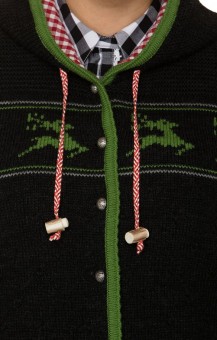 Traditional sweater Ornella in anthracite