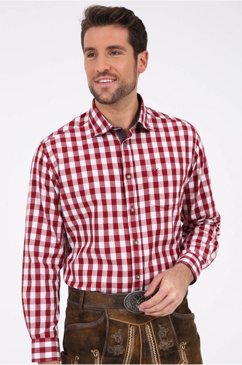 Traditional shirt Armin red
