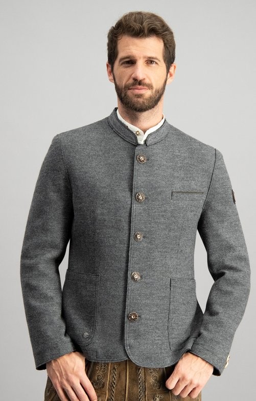 Traditional jacket Wolfgang gray