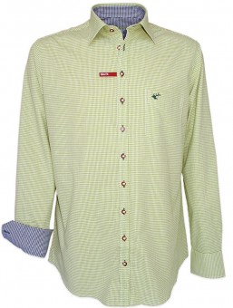 Traditioneel shirt Chuck groen