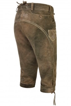 Skórzane spodnie do kolan Vittorio Wolf