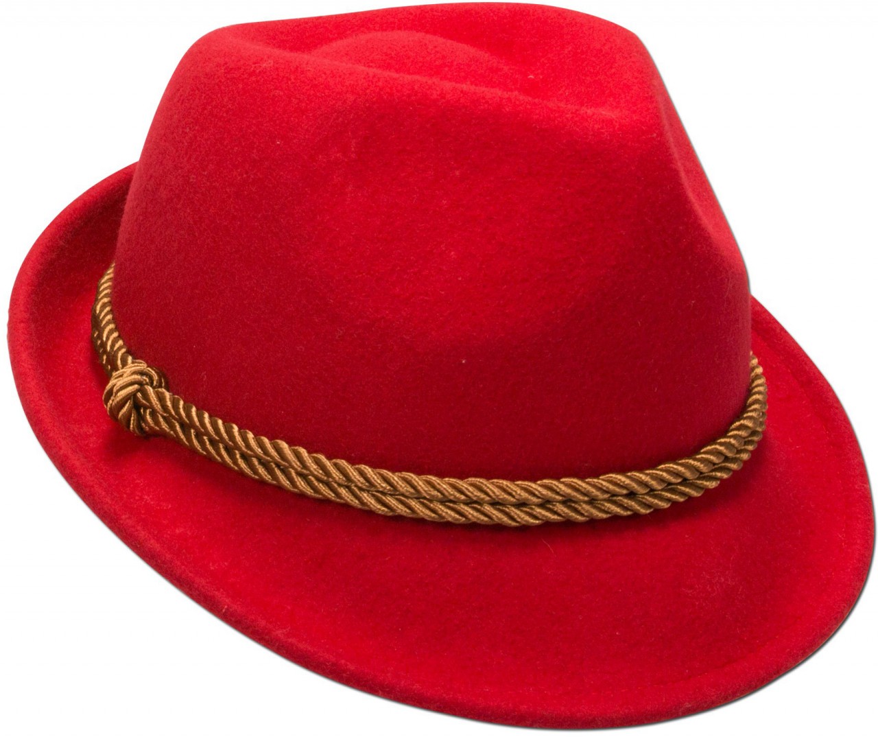 Vilten hoed Ronja rood