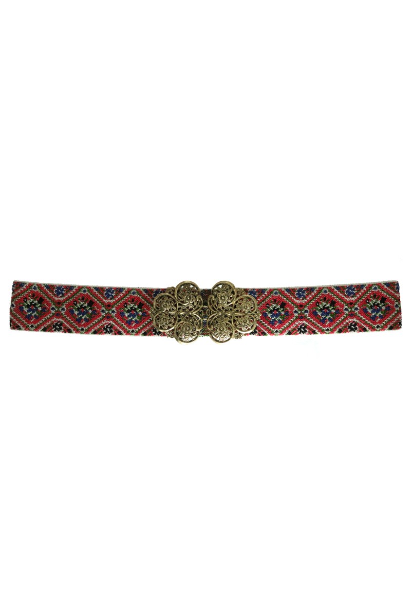 Preview: Traditional belt Isa red gold