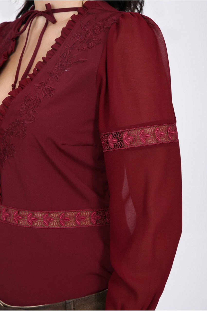 Preview: Traditional blouse Fine red