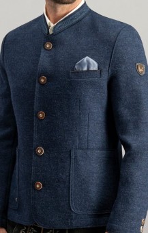 Traditional jacket Wolfgang dark blue