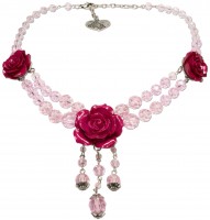 Vorschau: Perlenkette Jolina pink