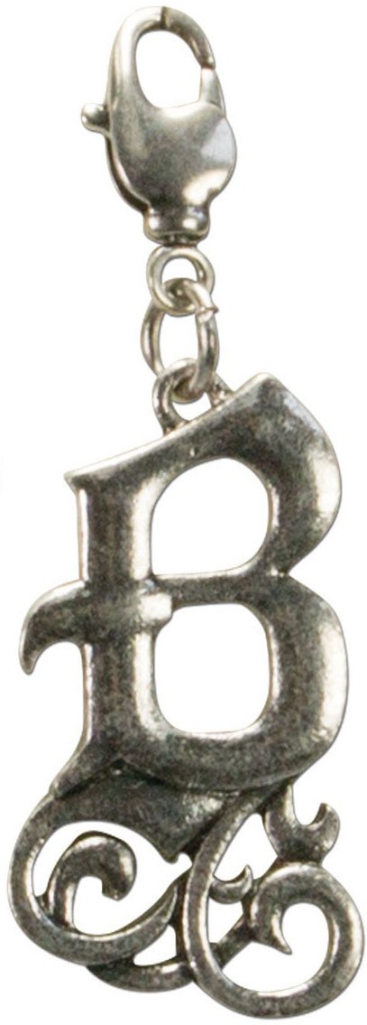 Letter B - Trachtenanhänger antiek zilver