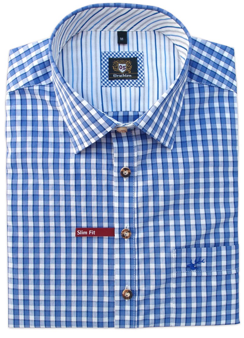 Traditional Shirt Marlo blue