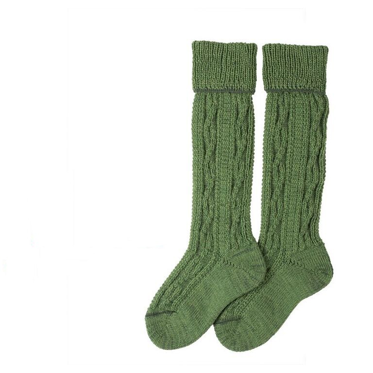 Preview: Childrens Stockings with knee tie in applegreen