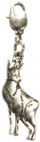 Voorvertoning: Kostuumhanger Steenbok antiek zilver