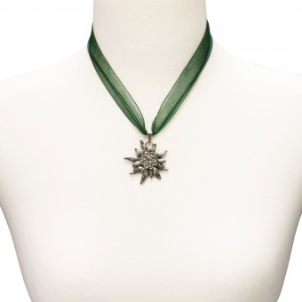 Organza Traditional Necklace Theresa green