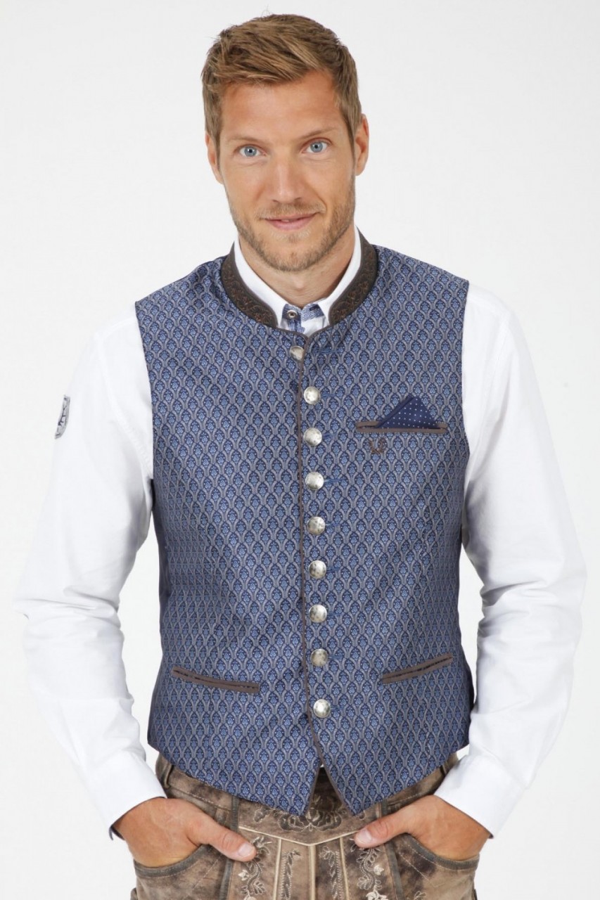 Preview: Traditional Vest Elias navy